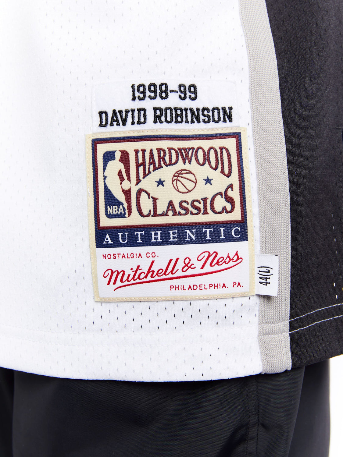 David Robinson San Antonio Spurs Mitchell & Ness Hardwood Classics 1998-99  Authentic Jersey - White