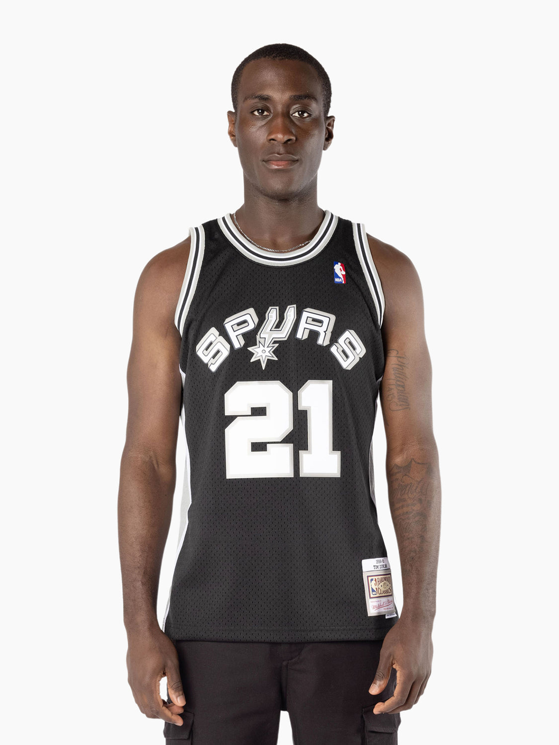Big & Tall Men's Tim Duncan San Antonio Spurs Nike Authentic Black