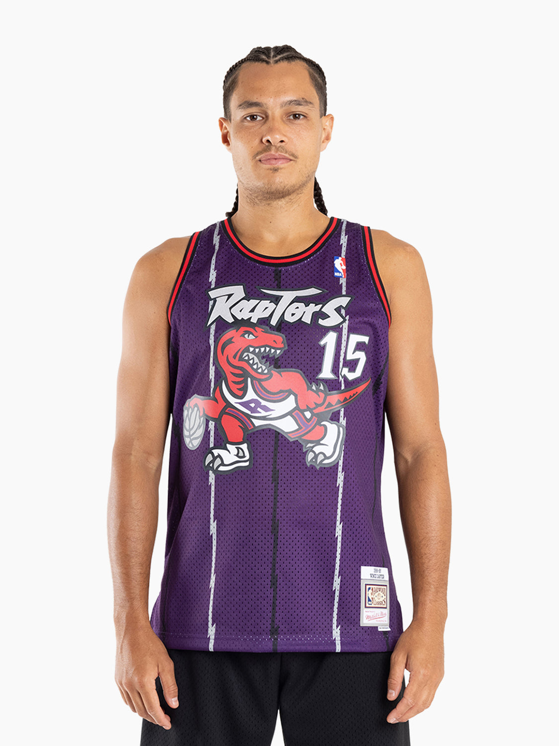Mitchell & Ness Toronto Raptors Road 1998-99 Vince Carter Swingman Jersey Purple XL