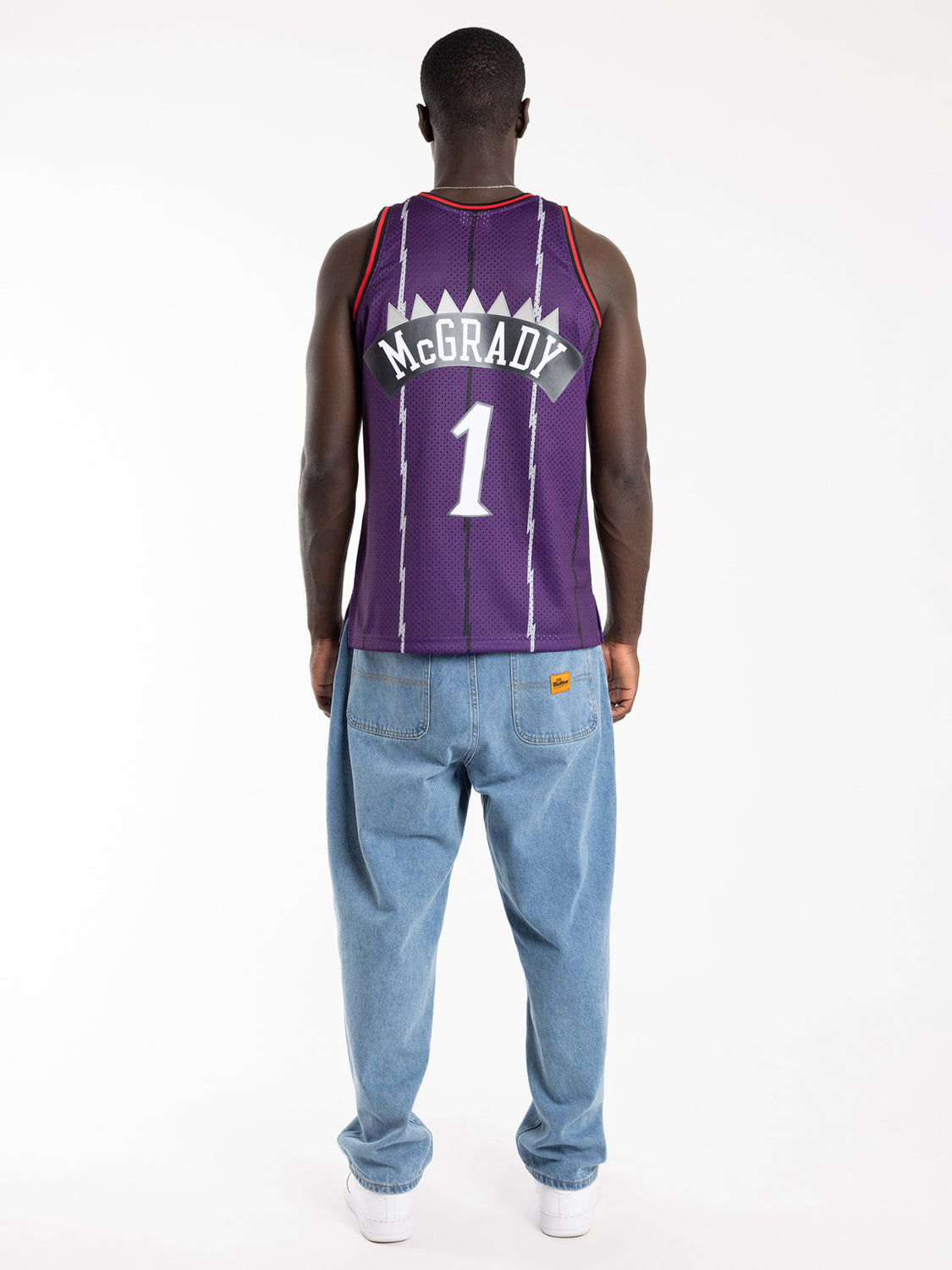 Toronto Raptors Tracy McGrady Hardwood Classics Road Swingman Jerse by  Mitchell & Ness- Mens