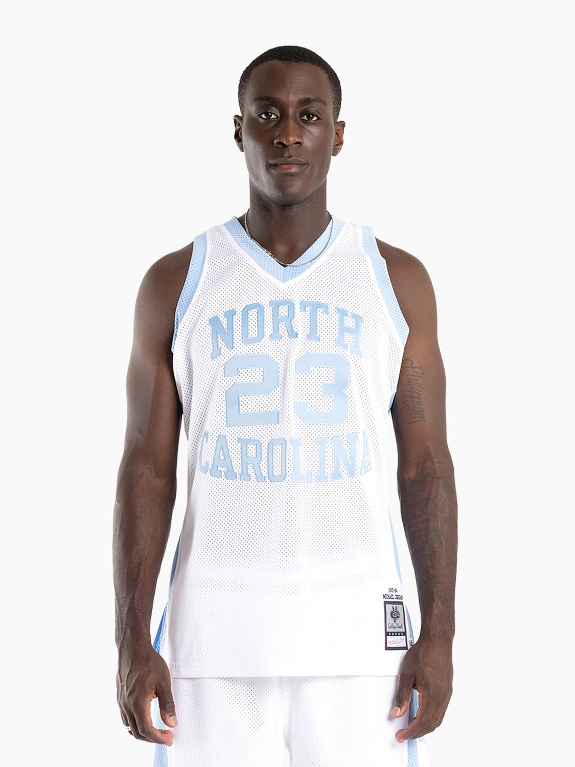 Mitchell and Ness Authentic Michael Jordan University of North Carolina 1983 Jersey White