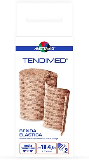 Master aid stretchroll benda elastica coesiva per medicazioni 8cm x 4m