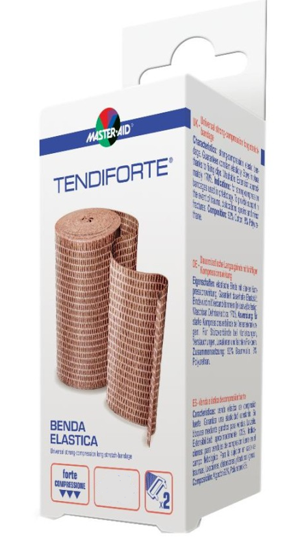 Master aid stretchroll benda elastica coesiva per medicazioni 8cm x 4m