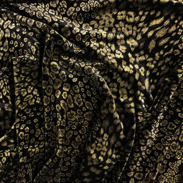 Printed Leopard Trilobal Fabric Black 150cm for Sale ✔️ Lowest