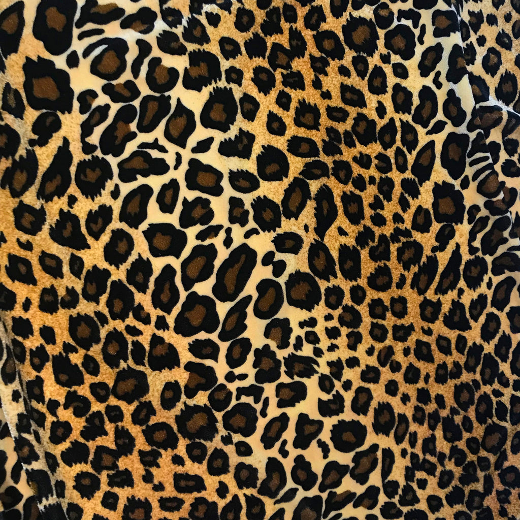 Leopard Printed Velvet – Elotex Fabric