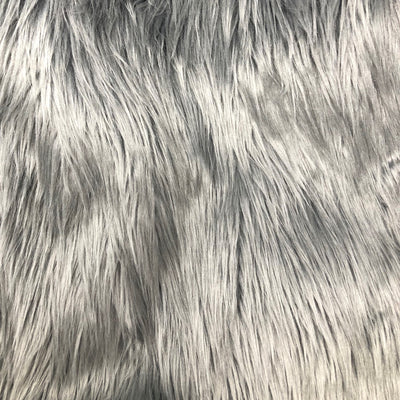 Faux Fake Fur Solid Shaggy Long Pile Fabric / Grape / EcoShagTM 15 Yard Bolt