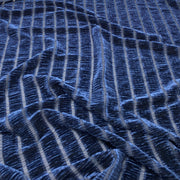 Black Striped Stretch Burnout Velvet – Elotex Fabric