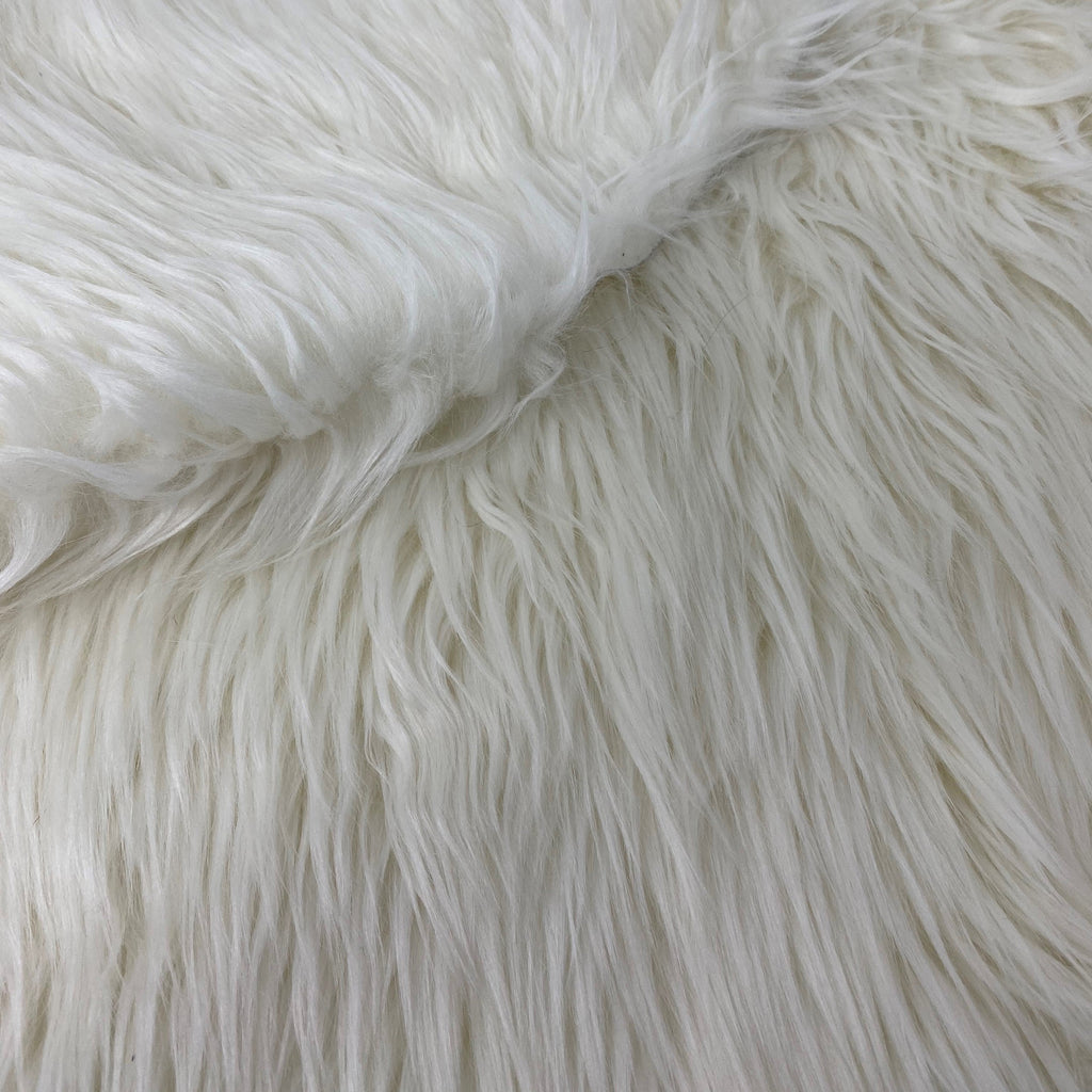 Light Brown Solid Shaggy Long Pile Fabric / Sold By The Yard/EcoShag®