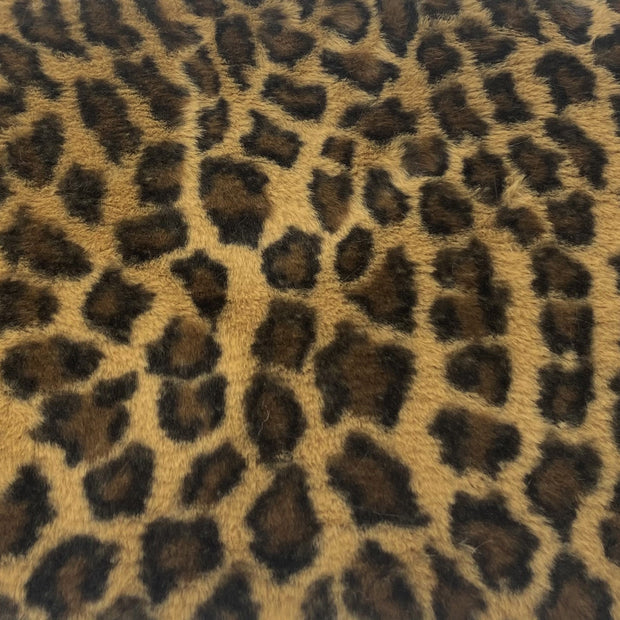 LEOPARD PRINT FUR FABRIC  Export best textile products