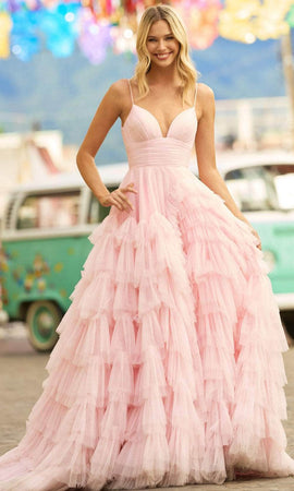 Sherri Hill Ruffled Ballgown