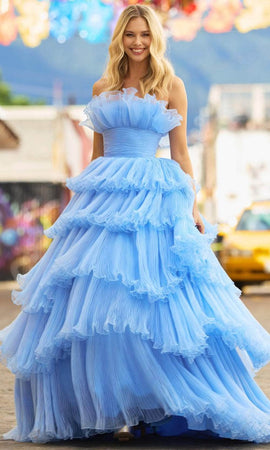 Sherri Hill Ruffled Ballgown