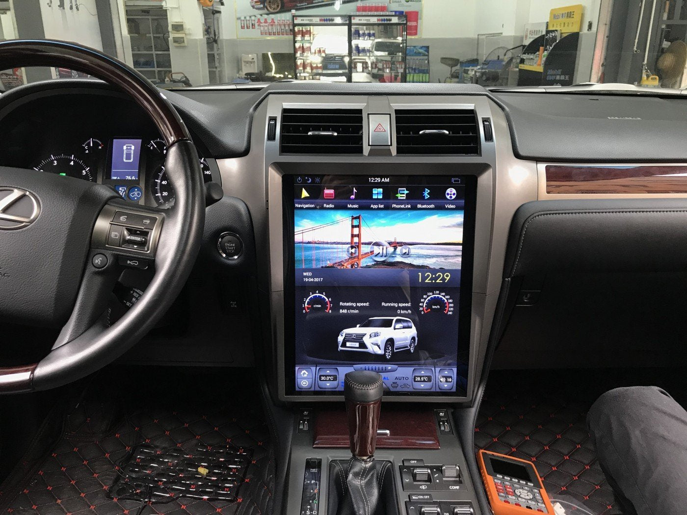 2010-2017 Lexus GX400 GX460 Tesla-Style Android Radio Stereo GPS NAVI -  CARSOLL