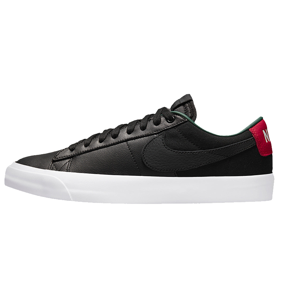 Calificación Puno Será Nike SB Blazer Low GT - Black Leather/Red/Green DN2443-001 | Underground  Skate Shop