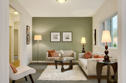 Khaki Green Living Room