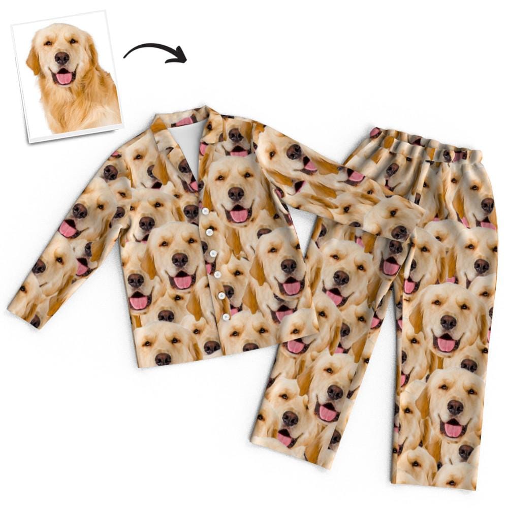 Custom Face Pajamas Dog Face Pajama Pet Memorial Gifts Giftlab