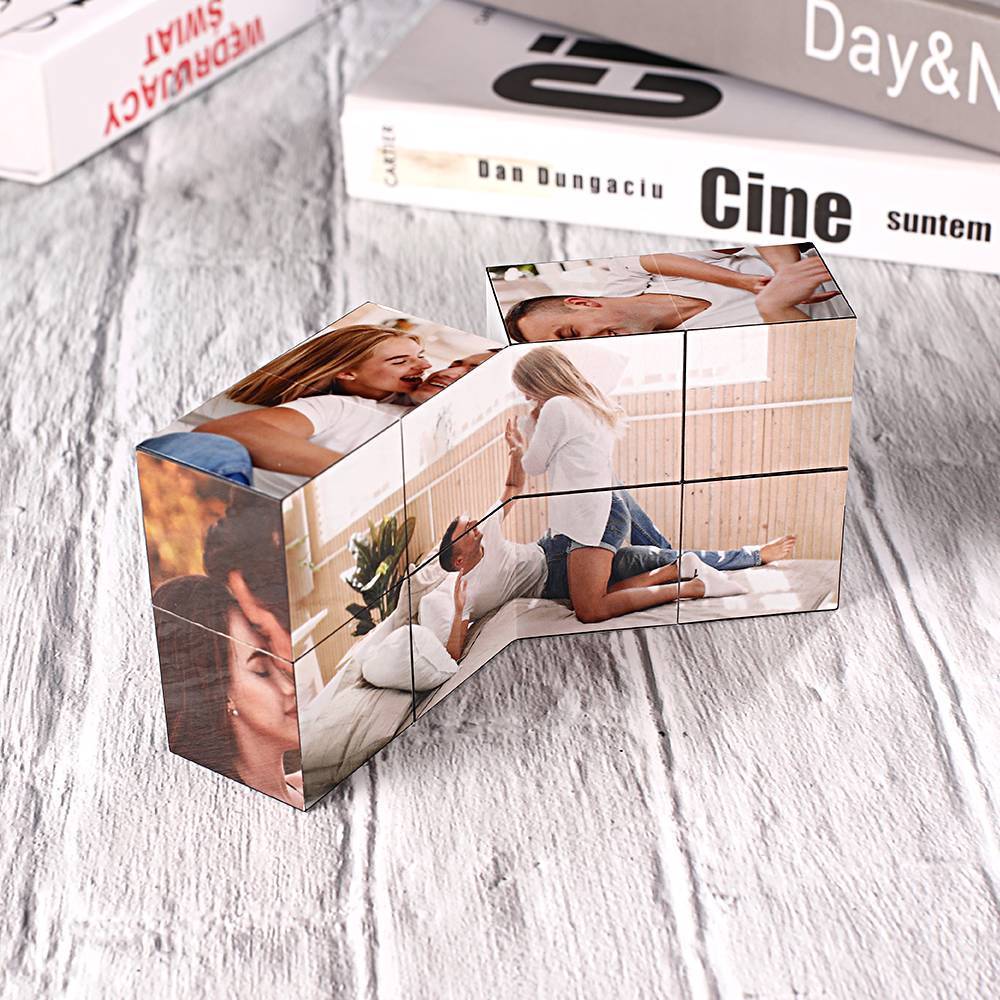 Anniversary Gift Magic Photo Cube Foldable Picture Cube