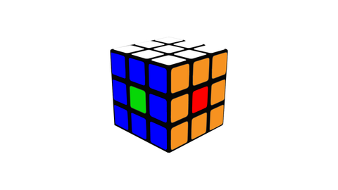 Four Centers Swap 3x3 cube pattern