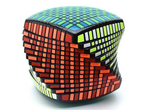 V-CUBE 7 White Multicolor Brainteaser Puzzle Cube 7x7 for sale