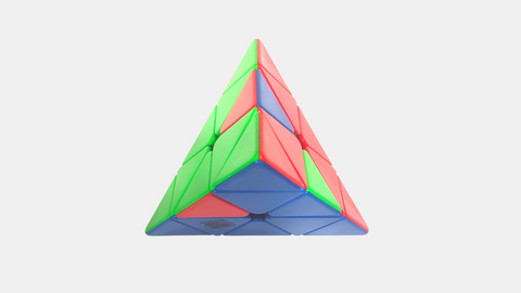 solving second layer of pyraminx- left blocks
