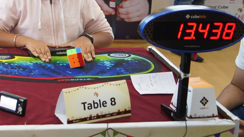 Rubik s Cube Competition Takes Place in Bethlehem s Aida Camp