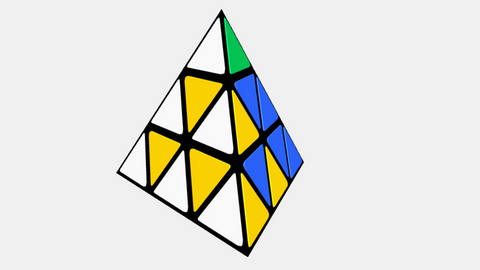 The Rubiks Triangular Pyramid Thing Puzzle