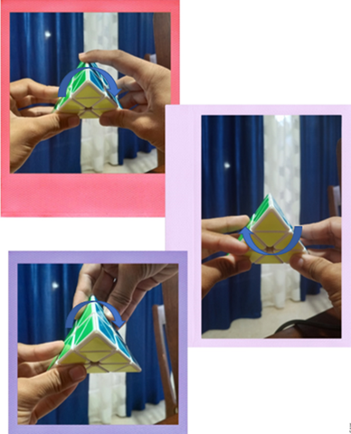 how to solve pyraminx fast