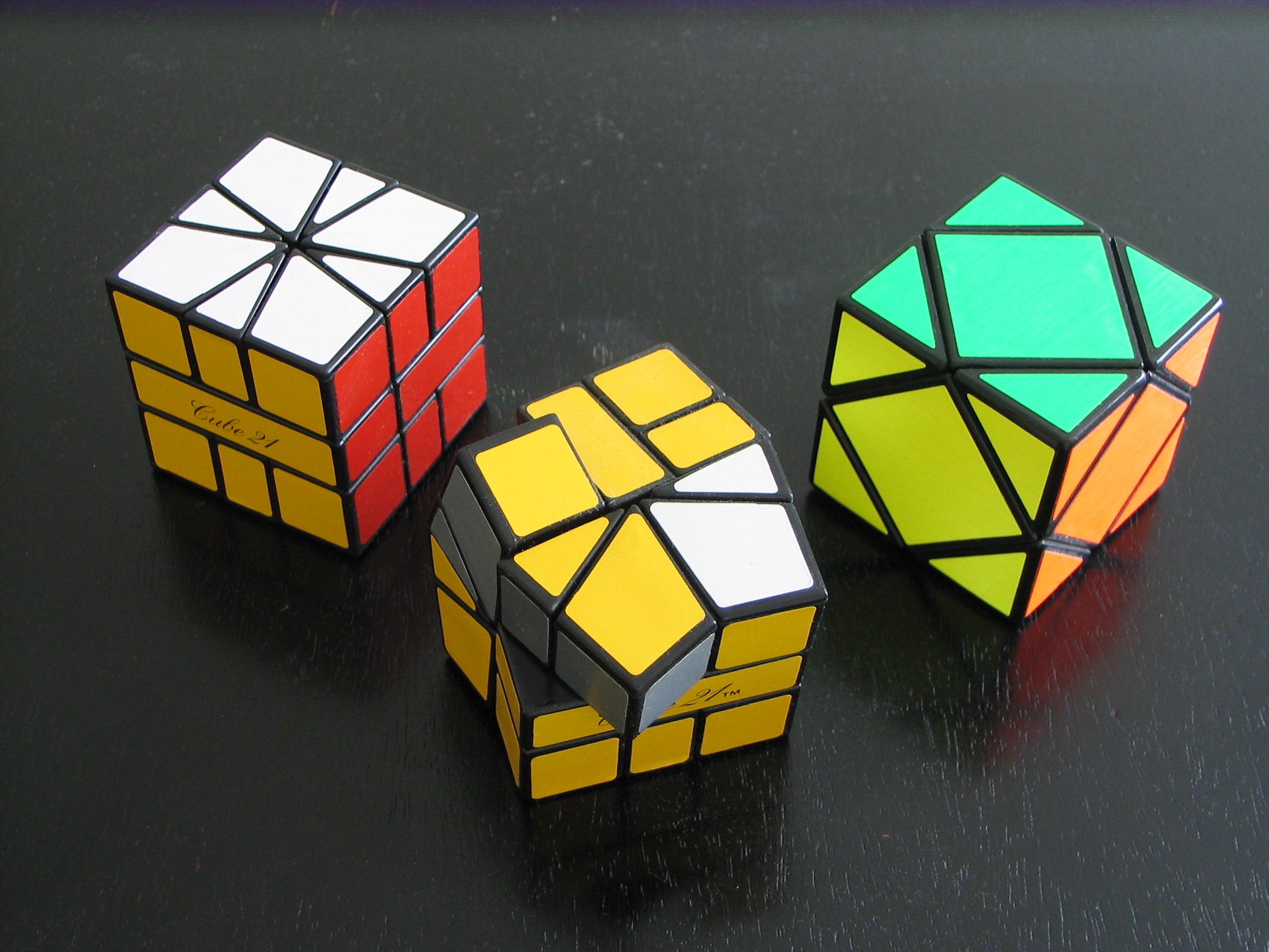 types of twisty cube puzzles 