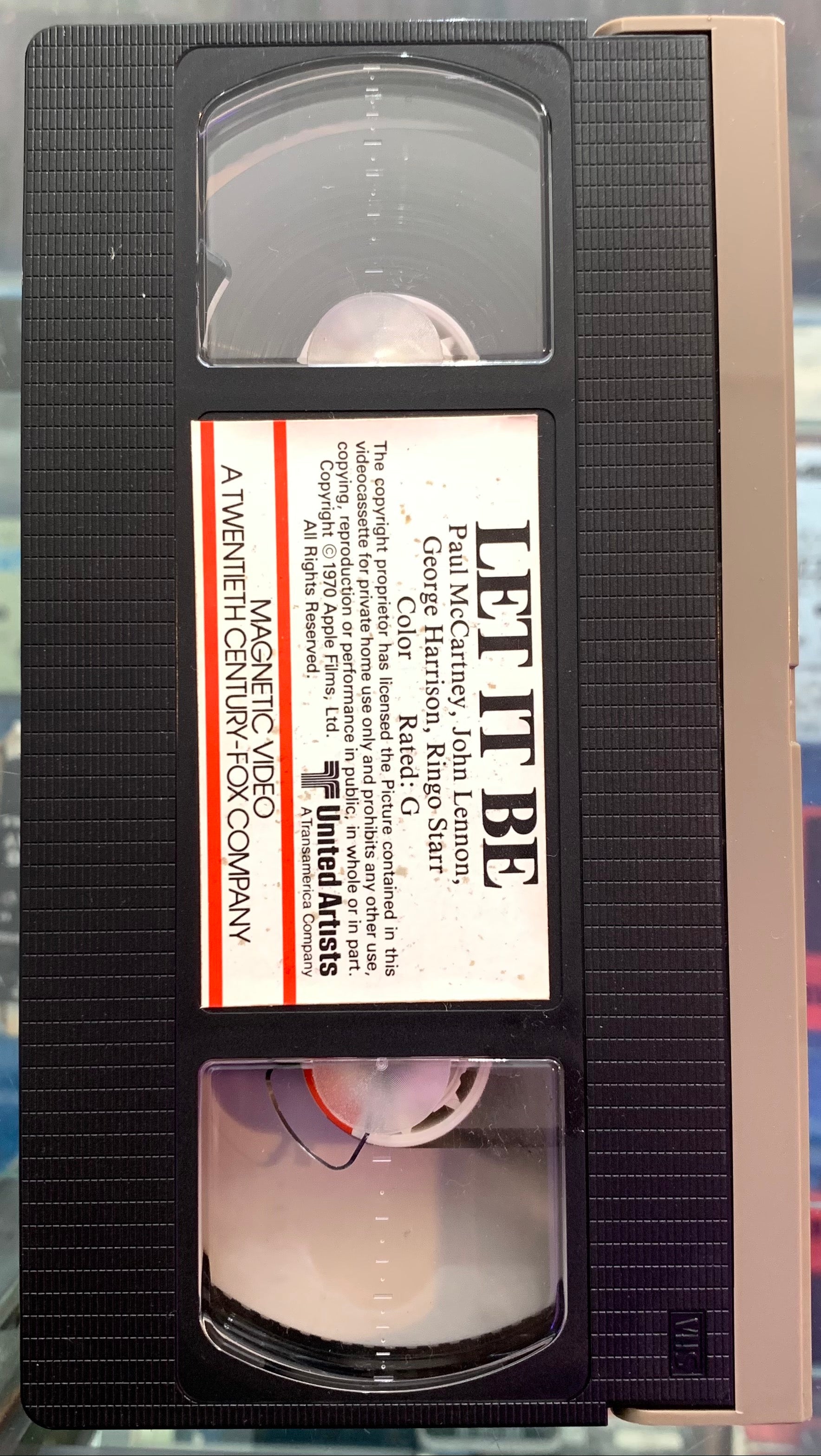 The Beatles Let It Be 1981 Vhs Technique Records Llc