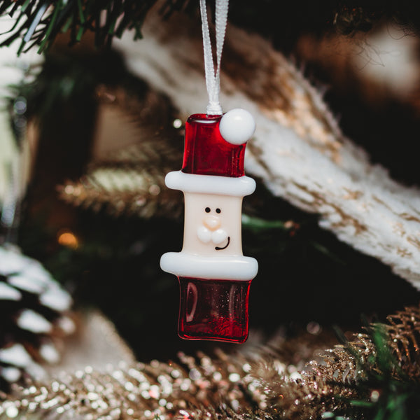 Verre de Noël ange et pingouin