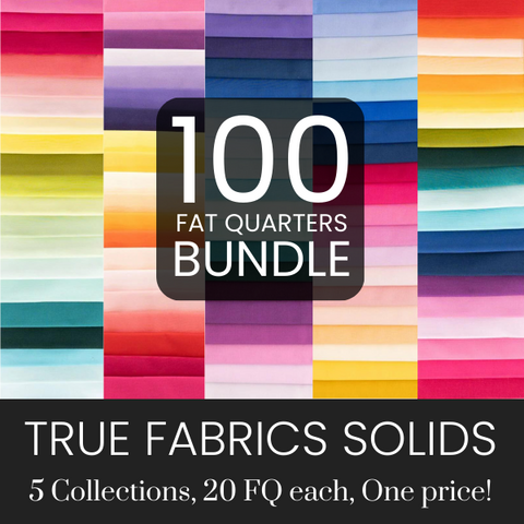 Bundle & Save - True Fabrics - Solids - 5 Fat Quarters Bundles Precut –  Love Sew
