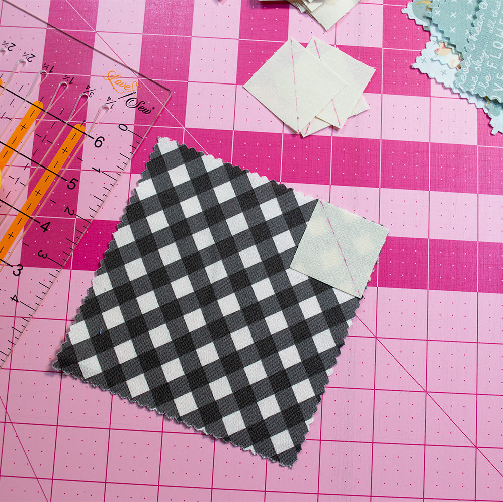 how to sew snowball quilt block