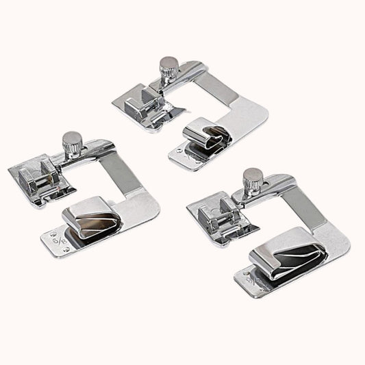 Sewing Rolled Hemmer Foot Set, 6/8 pcs Rolled Hem Pressure Foot, Sewing  Machine Presser Foot Hemmer Foot, Quilting Supplies and Tools, Sewing  Machine