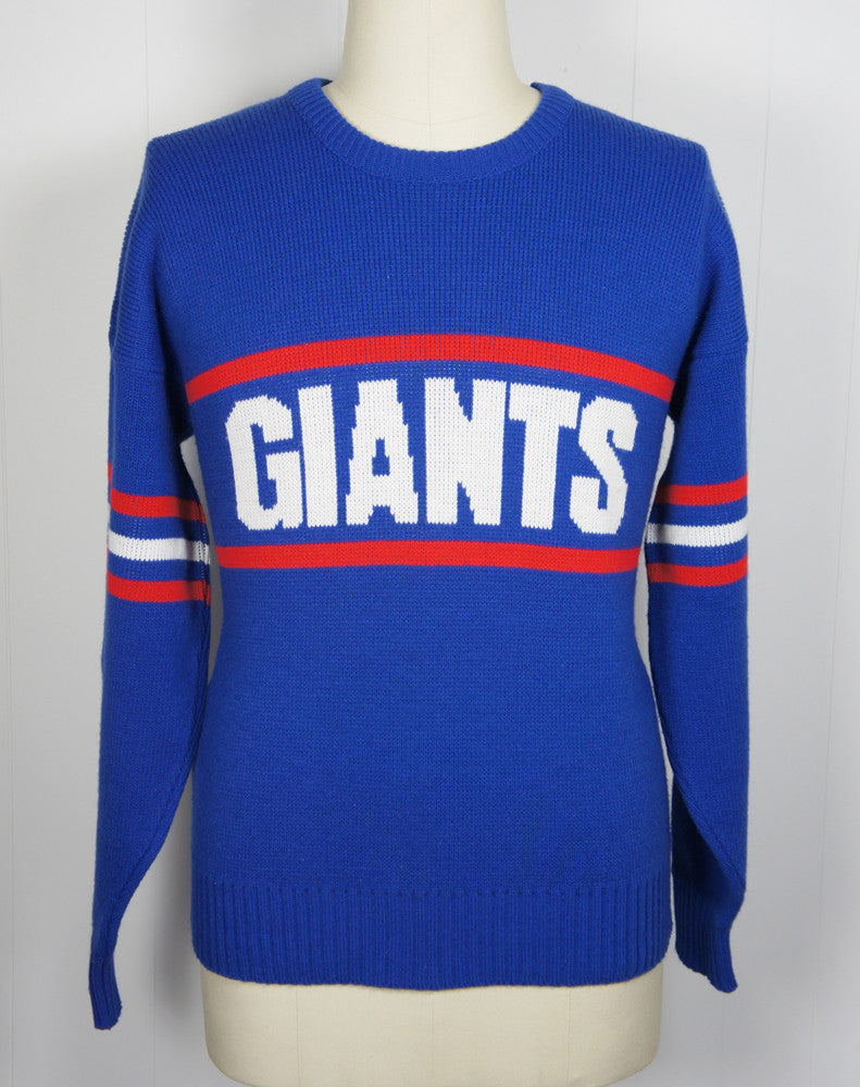 Vintage Men's 1980's New York Giants Cliff Engle Sweater, Size XL ...