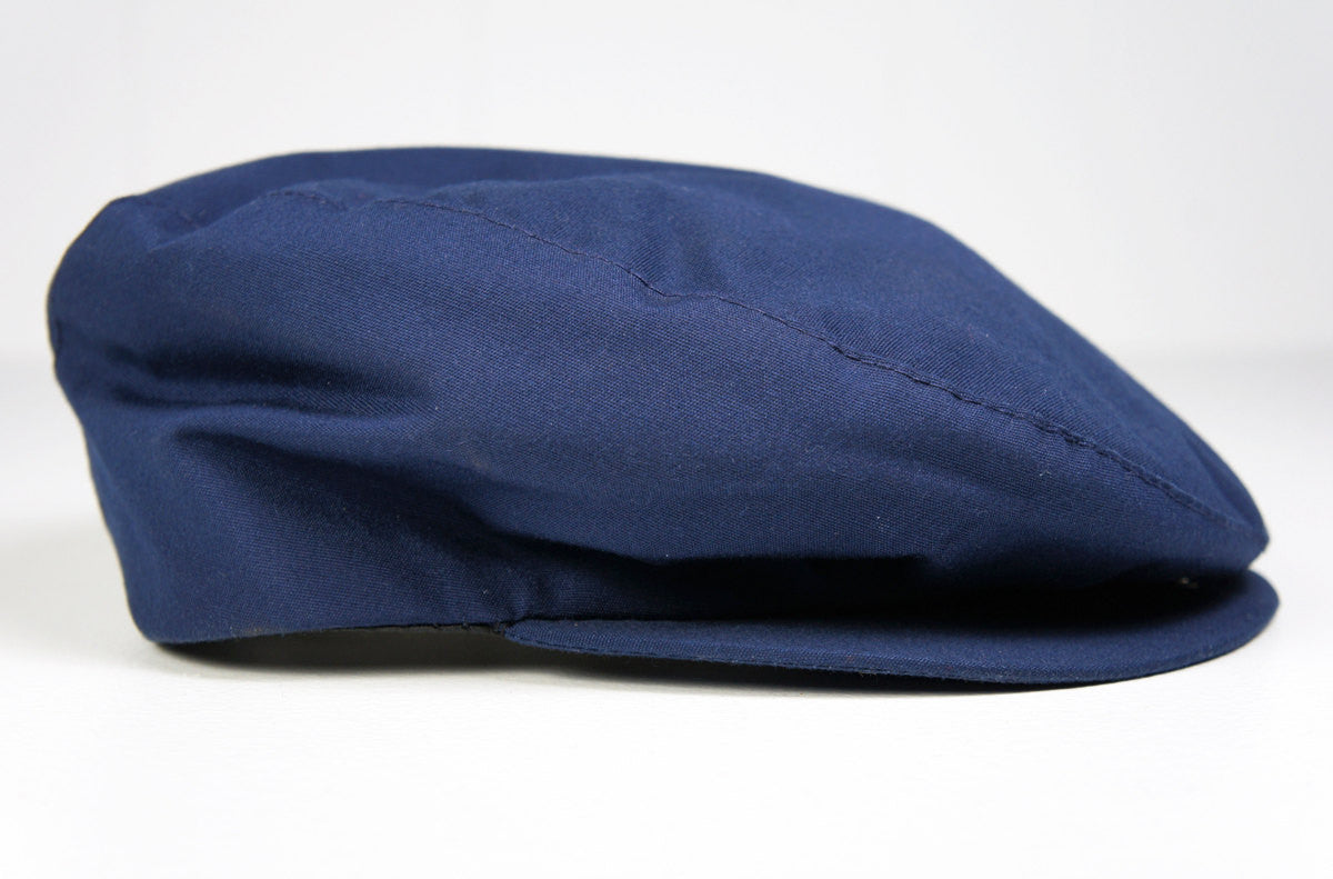 Vintage 1960's Navy Blue Newsboy Cap, Size S | Hoof & Antler