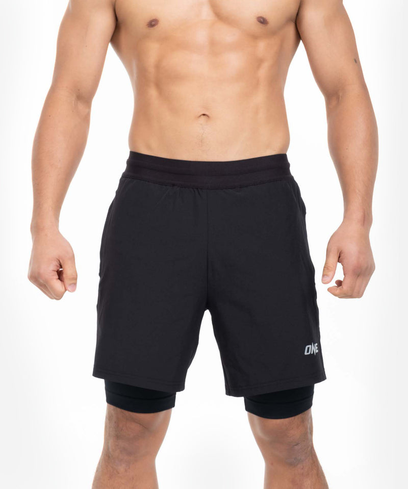 ELITE 2 1 Shorts (Black) – ONE.SHOP | The Official Online Shop of ONE Championship