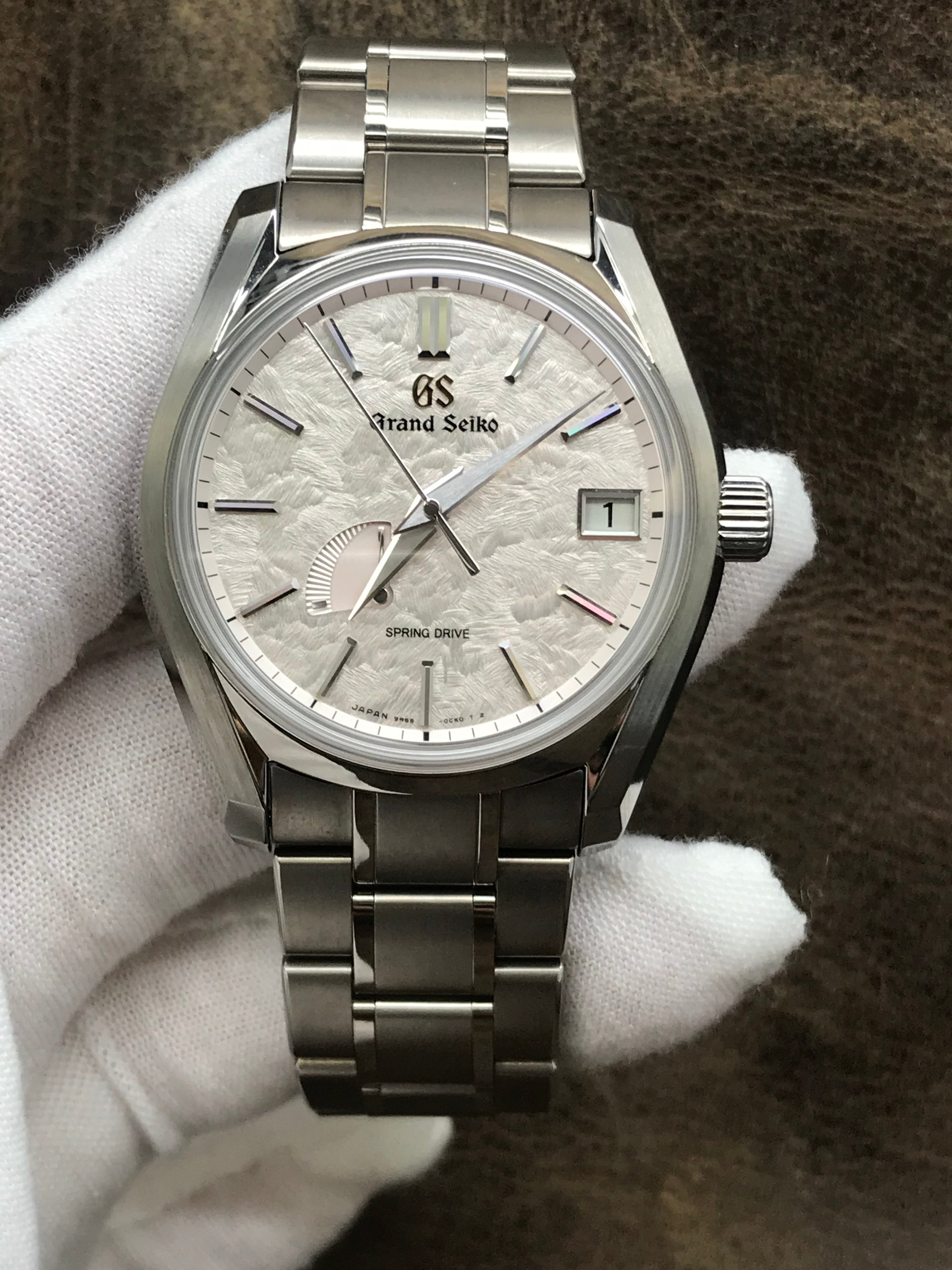 Grand Seiko Four Seasons Spring . Exclusive Snowflake SBGA413 Pink –  Signature Watches