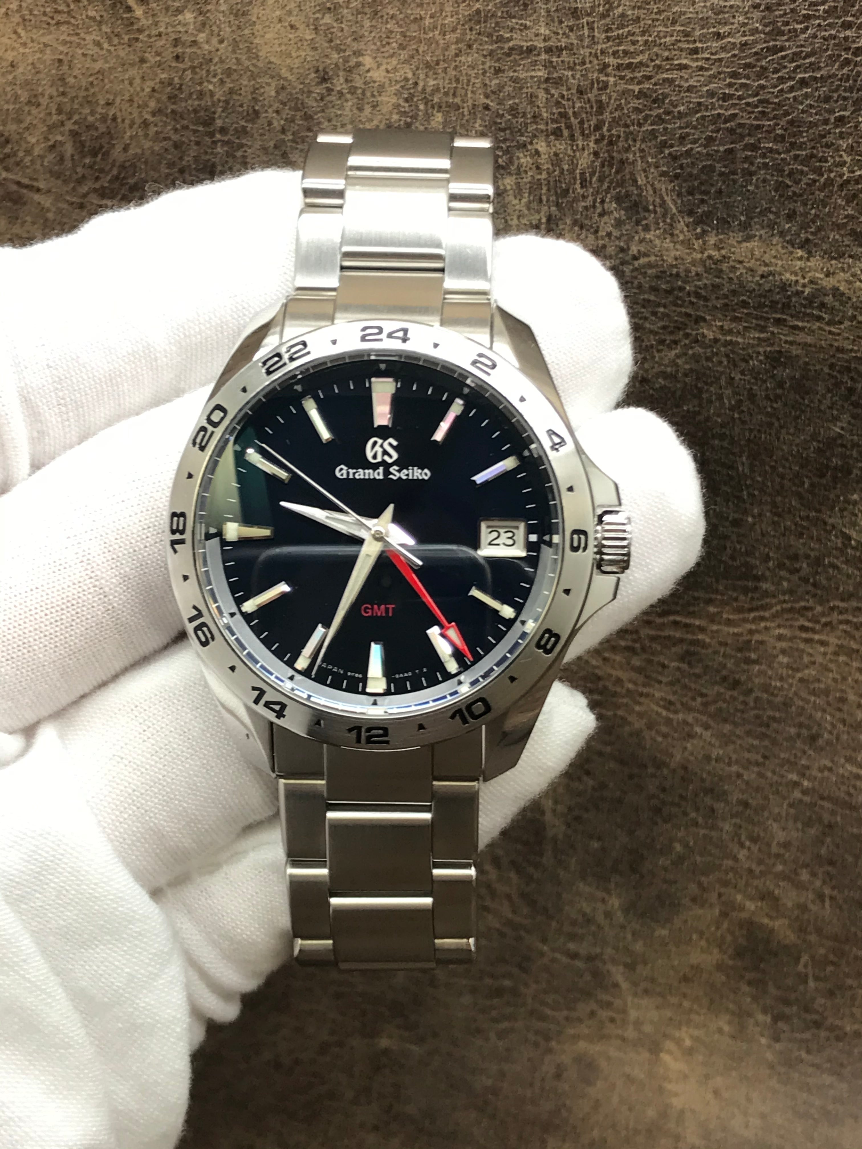 Grand Seiko GMT SBGN005 Blue Dial Quartz Men's Watch – Signature Watches