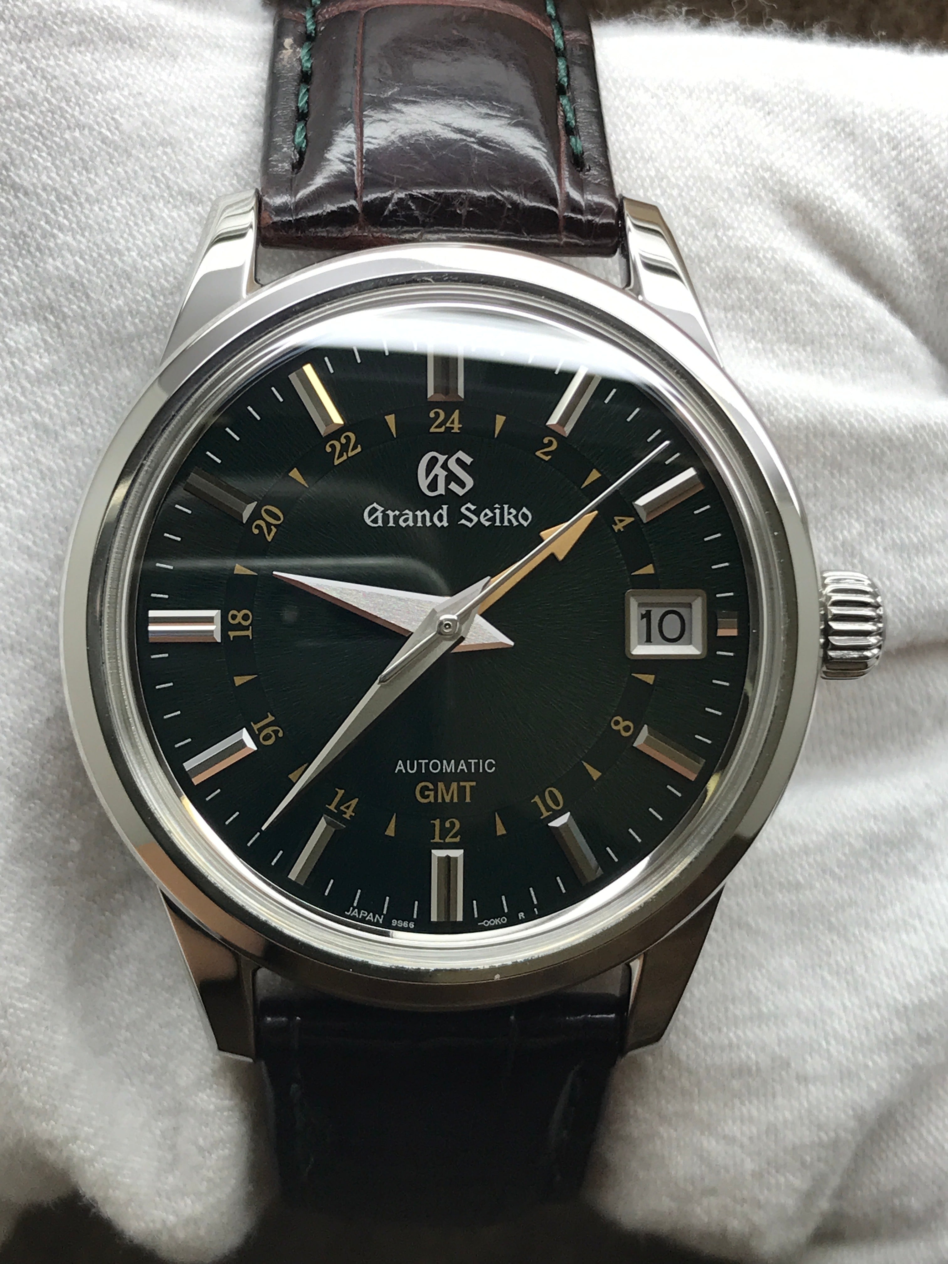 Grand Seiko Toge Special Edition SBGM241 Green Dial Automatic Men's Wa –  Signature Watches