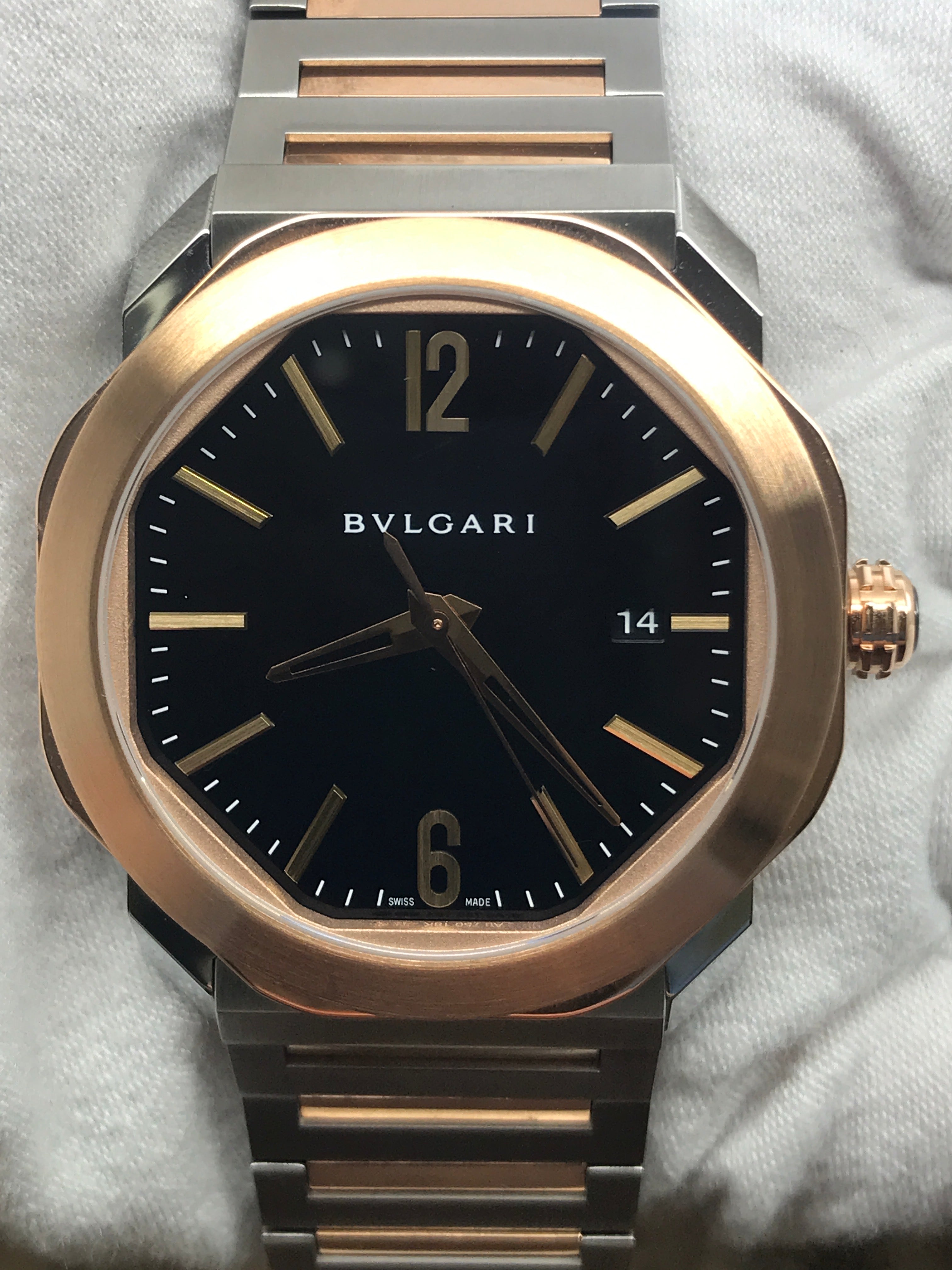 BVLGARI Octo Roma OC P 41 SG 102854 Brown Dial Automatic Men's Watch –  Signature Watches