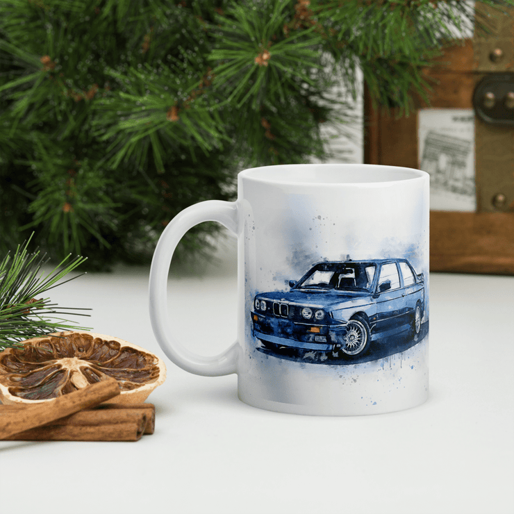 BMW E30 M3 Car Art Mug freeshipping - Woolly Mammoth Media
