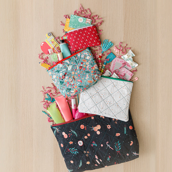 ZIPPER POUCH FUNKY COLLECTION Pochette con Zip, Cactus LEGAMI MILANO