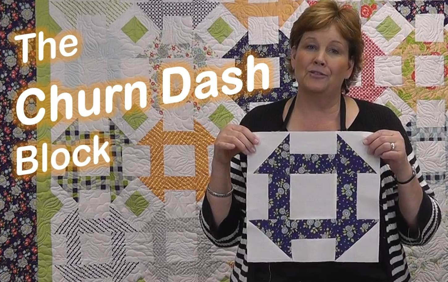 Churn Dash Quilt Block