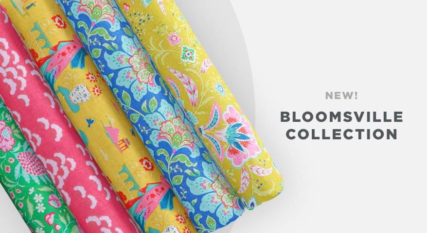 Tilda Fabric - Bloomsville - Flowertangle Mustard