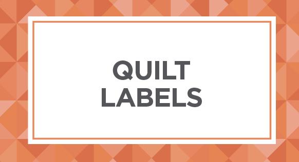 Triangle Quilt Labels - Print to Fabric includes 4x6 labels