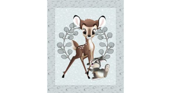 | Bambi Nursery Fabric Happy Together Bambi Disney