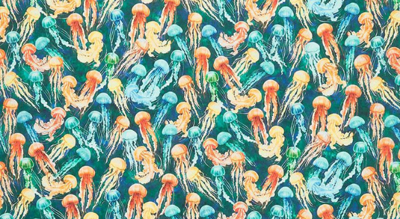 Sea Life Fabric Prints  Gorgeous Sea Life Fabric Panels