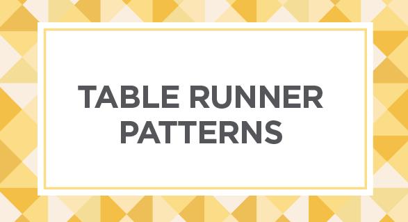 Table Treasure Table Runner PDF Pattern – CutLoosePress™