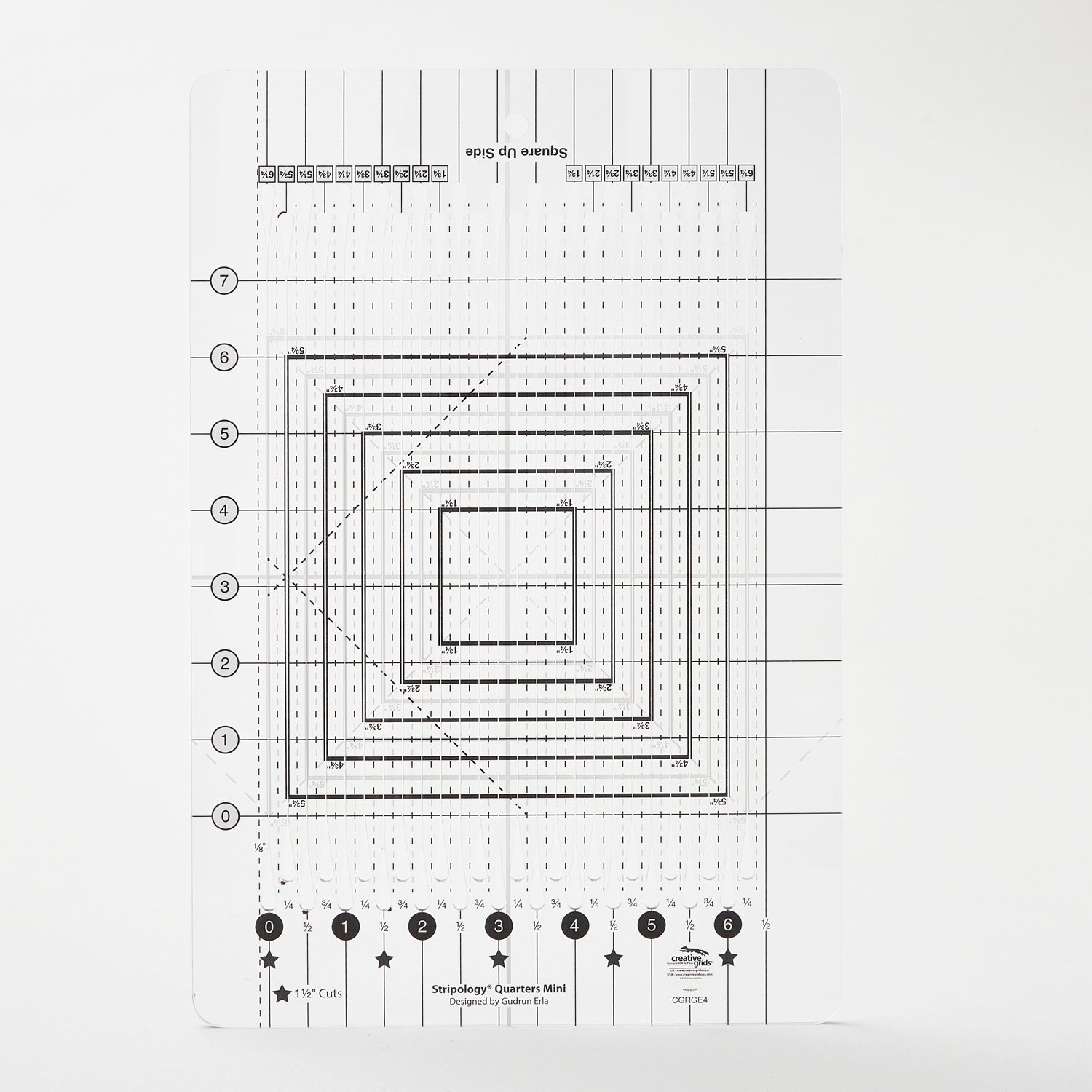 Creative Grids Quilting Ruler 6 1/2 x 24 1/2in