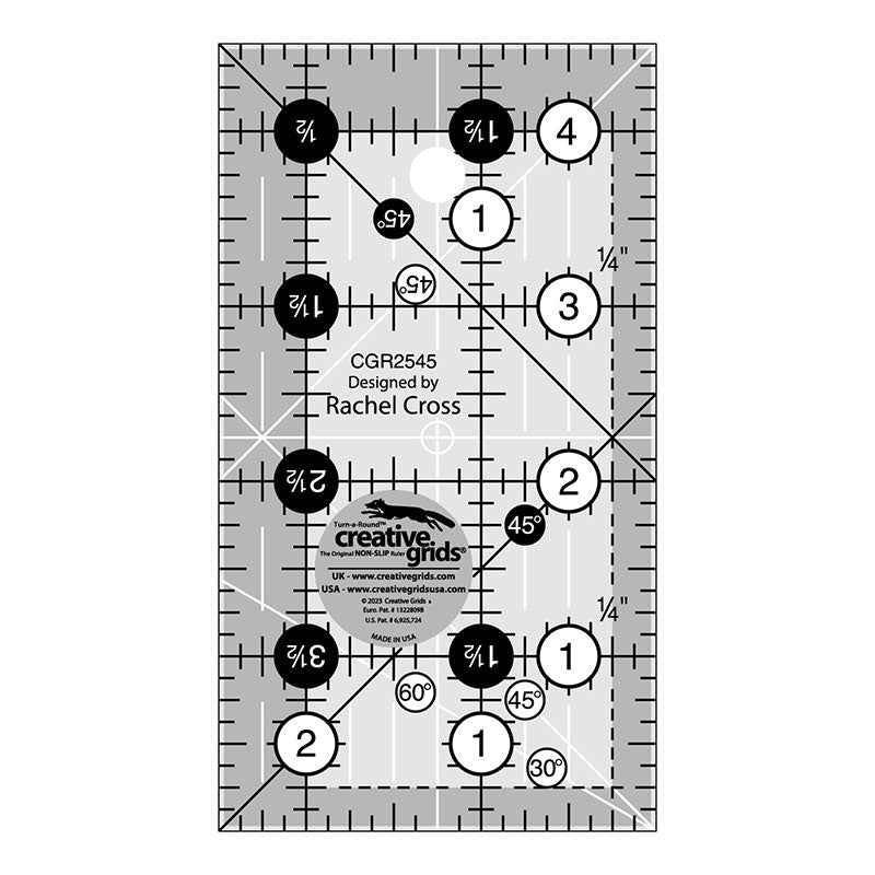 2-1/2 x 6-1/2 Creative Grids Ruler