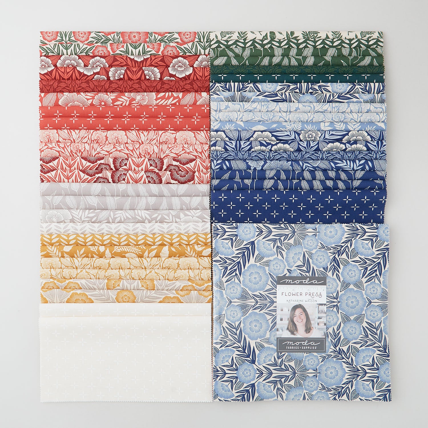 Moda Fabrics Cadence Fat Quarter Bundle by Crystal Manning 11910AB